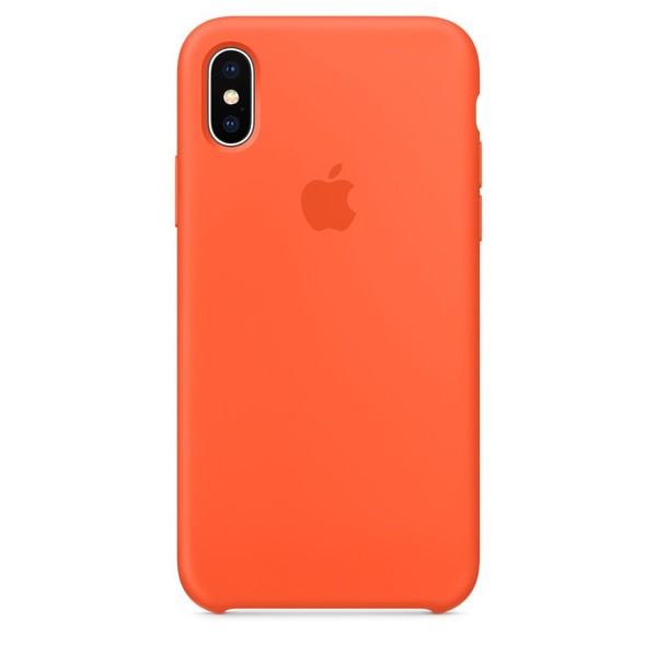 Чехол для iPhone X/Xs OEM Silicone Case ( Spicy Orange )