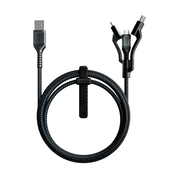 Nomad Universal Cable 3 in 1 Black (1.5 m) (NM0191AB00) Черный (i00150)