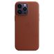 Чохол для iPhone 14 Pro Max Apple Leather Case with MagSafe - Umber (MPPQ3) UA