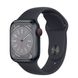 Apple Watch Series 8 41mm GPS + LTE Midnight Aluminum Case with Midnight Sport Band (MNHV3)