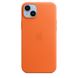 Чохол для iPhone 14 Plus Apple Leather Case with MagSafe - Orange (MPPF3) UA
