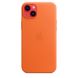 Чохол для iPhone 14 Plus Apple Leather Case with MagSafe - Orange (MPPF3) UA