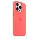 Чехол для iPhone 15 Pro Apple Silicone Case with MagSafe - Guava (MT1G3)
