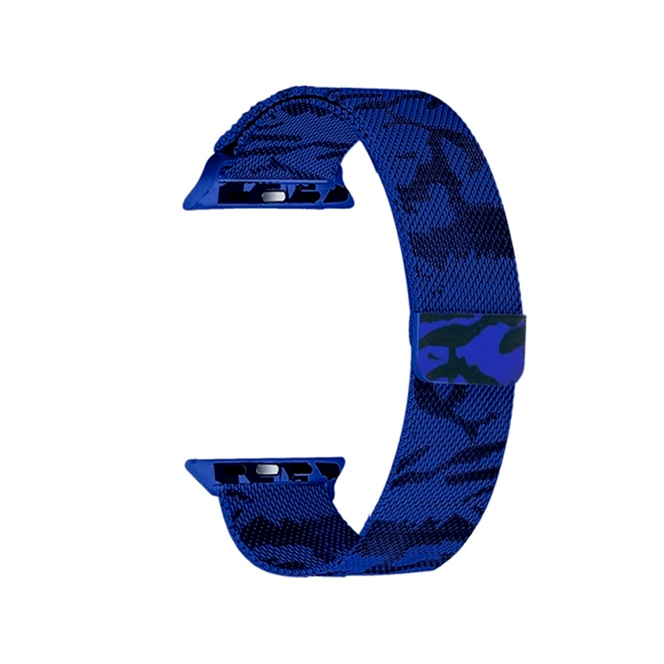 Ремінець для Apple Watch 42/44 mm OEM Milanese Loop ( Comouflage Blue )