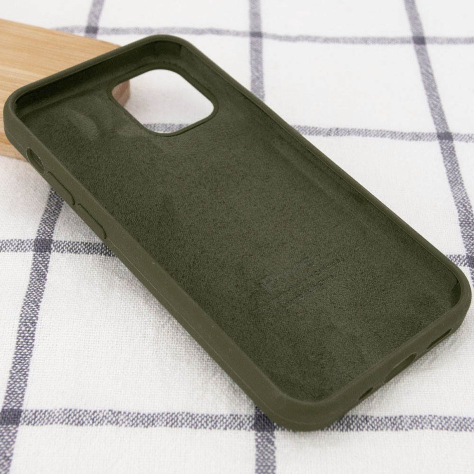Чехол для iPhone 12 mini OEM- Silicone Case (Olive)