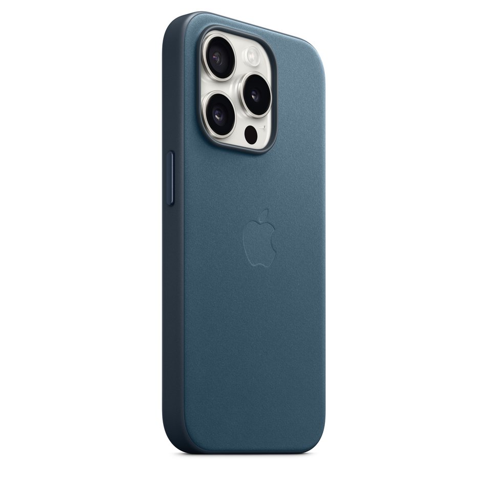 Чохол для iPhone 15 Pro Apple FineWoven Case with MagSafe - Pacific Blue (MT4Q3)