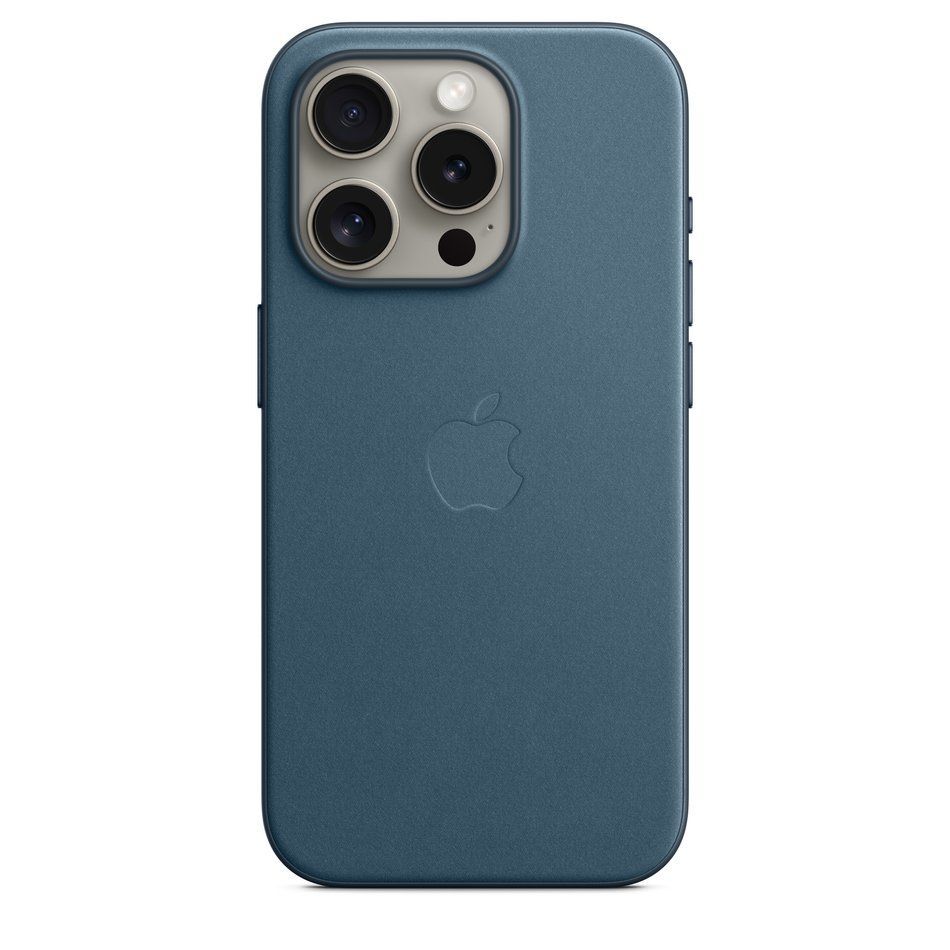 Чехол для iPhone 15 Pro Apple FineWoven Case with MagSafe - Pacific Blue (MT4Q3)
