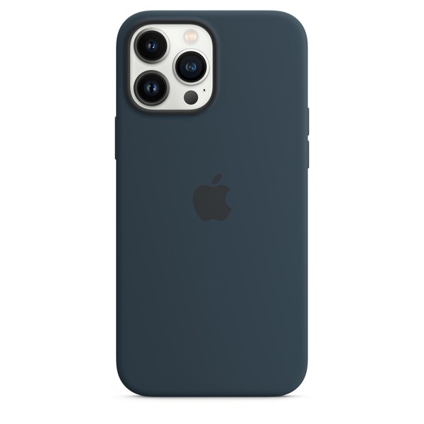 Чехол для iPhone 13 Pro Max OEM+ Silicone Case ( Abyss Blue )