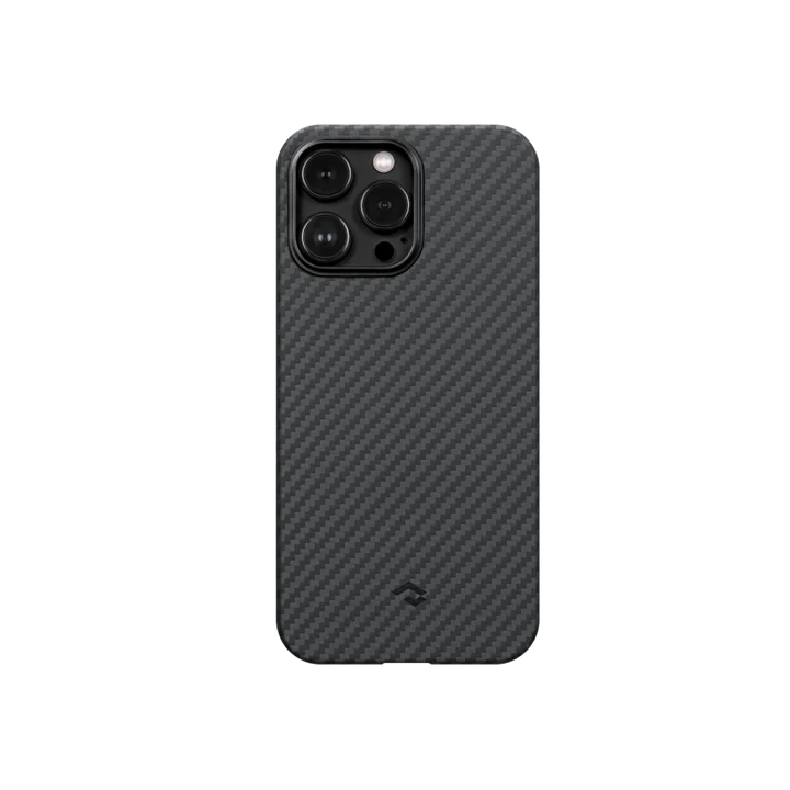 Чохол для iPhone 14 Pro Pitaka MagEZ Case 3 Twill 1500D Black/Grey (KI1401P)