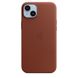 Чохол для iPhone 14 Plus Apple Leather Case with MagSafe - Umber (MPPD3) UA