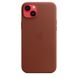 Чохол для iPhone 14 Plus Apple Leather Case with MagSafe - Umber (MPPD3) UA