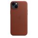 Чохол для iPhone 14 Plus Apple Leather Case with MagSafe - Umber (MPPD3) UA