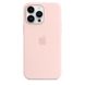 Чехол для iPhone 14 Pro Max Apple Silicone Case with MagSafe - Chalk Pink (MPTT3) UA