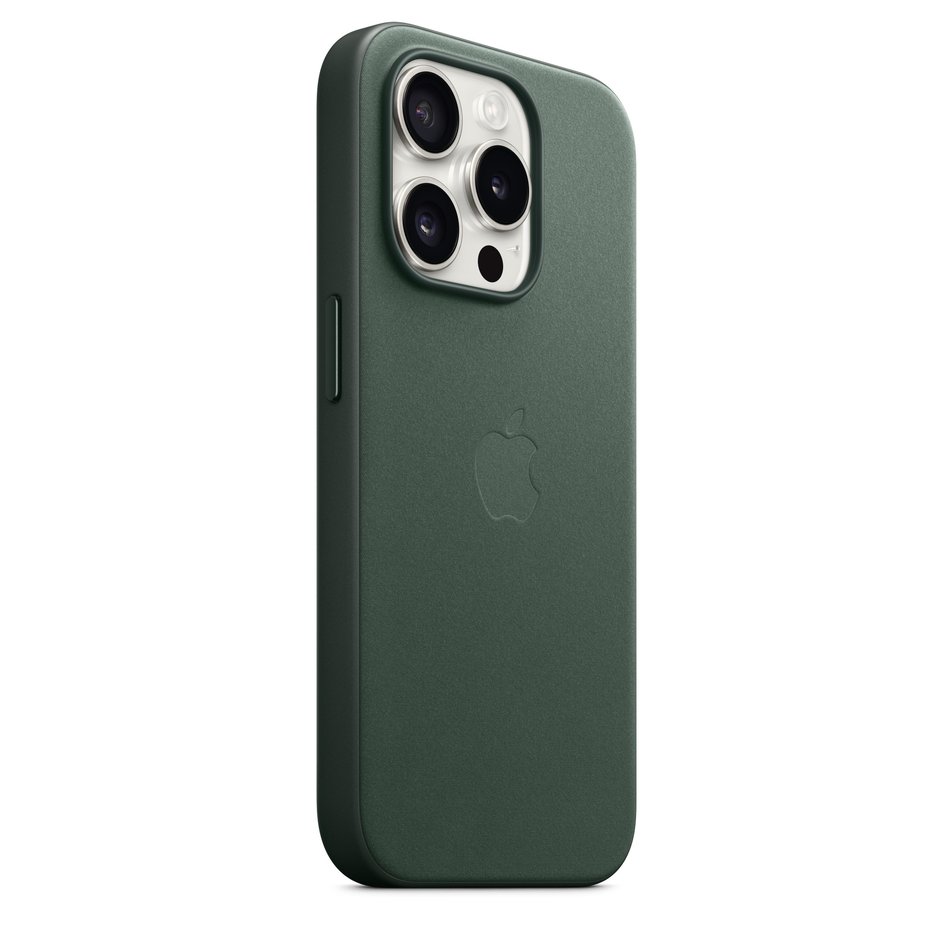 Чохол для iPhone 15 Pro OEM+ FineWoven with MagSafe (Evergreen)