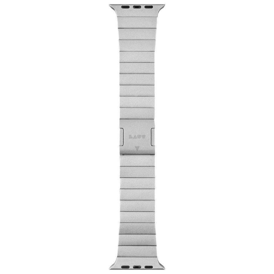 Ремешок для Watch 42/44/45/49 mm LAUT LINKS 2.0, Срібний (L_AWL_L2_SL)