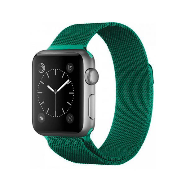 Ремінець для Apple Watch 42/44 mm OEM Milanese Loop ( Green )