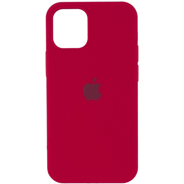 Чехол для iPhone 13 Pro Max OEM- Silicone Case ( Rose Red )