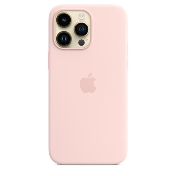 Чехол для iPhone 14 Pro Max OEM+ Silicone Case wih MagSafe (Pink)