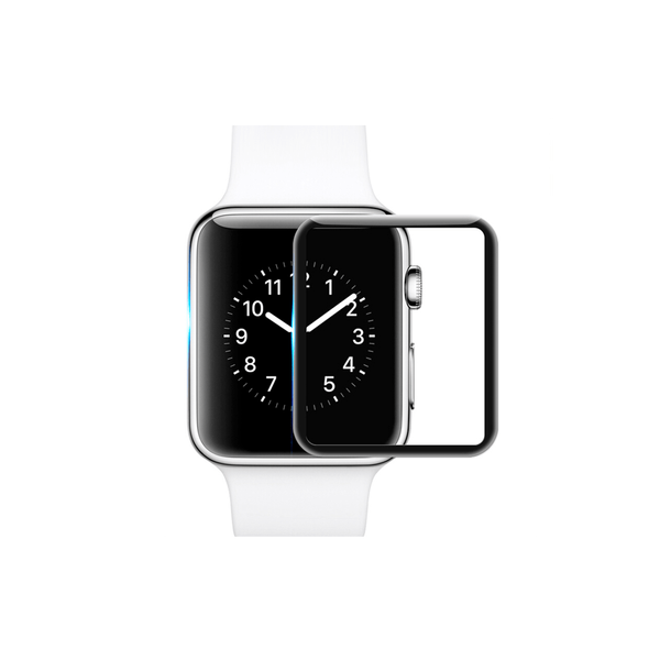 Захисне скло для Apple Watch 42 mm 3D Glass 9H ( Black )