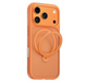 Чехол для iPhone 17 Pro Max Blueo Skin Friendly Frosted Anti-Drop Magnetic Case 360 Rotatable Stand Orang