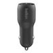 АЗУ Belkin Car Charger 24W Dual MicroUSB 1m ( Black ) (CCE002BT1MBK)
