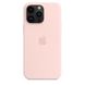 Чехол для iPhone 14 Pro Max OEM+ Silicone Case wih MagSafe (Pink)