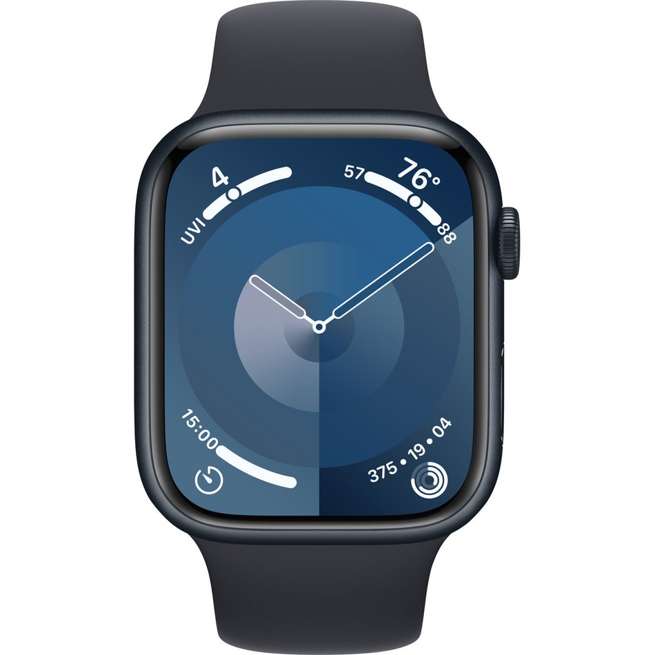 LikeNew Apple Watch Series 9 GPS 45mm Midnight Aluminum Case w. Midnight S. Band - M/L (MR9A3)