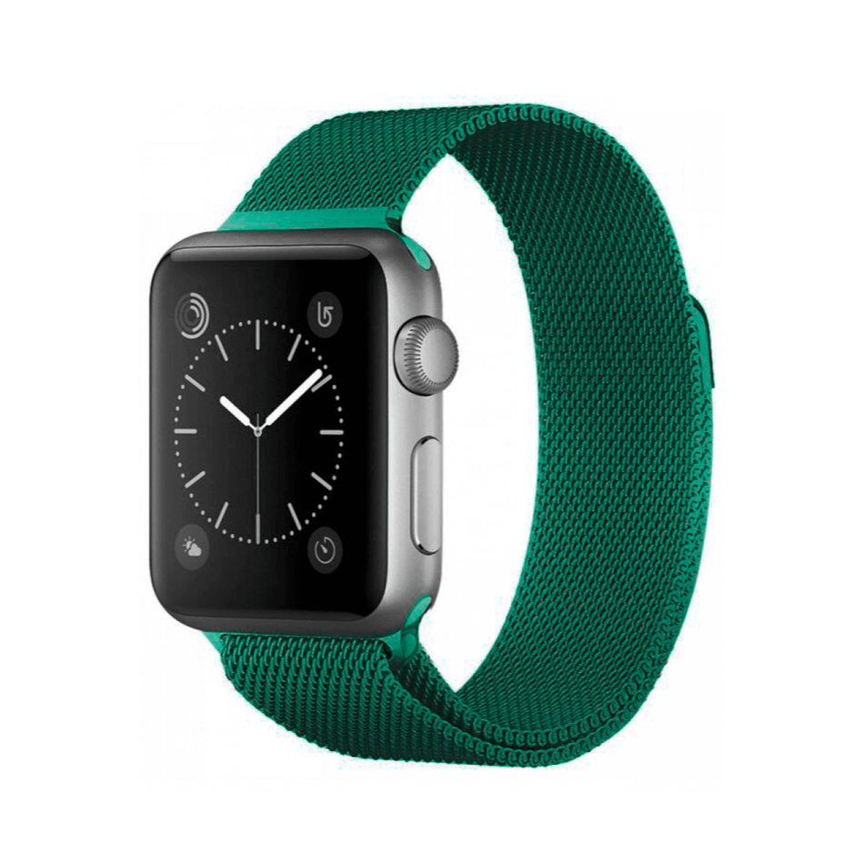 Ремешек для Apple Watch 42/44 mm OEM Milanese Loop ( Green )