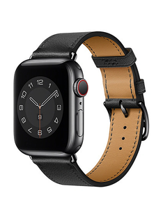 Ремінець для Watch 42/44/45/49 mm WiWU Attelage Leather Watch Band (Black)