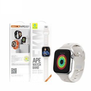 Ремешок Apple Watch 42/44/45/49 mm Blueo Fluoro Rubber Sport Watch Band White (BL004WHT)