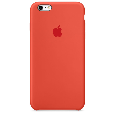 Чехол iPhone 6/6s Silicone Case OEM ( Orange )