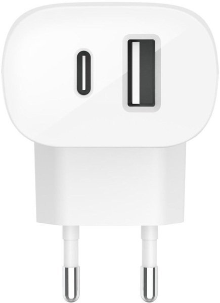 СЗУ Belkin Home Charger 32W DUAL USB-C/USB-A, White (WCB008VFWH)