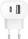 СЗУ Belkin Home Charger 32W DUAL USB-C/USB-A, White (WCB008VFWH)
