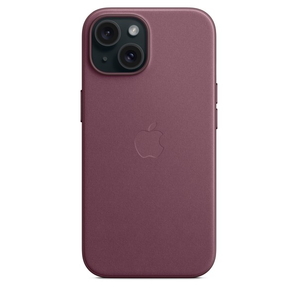 Чехол для iPhone 15 OEM+ FineWoven with MagSafe (Mulberry)
