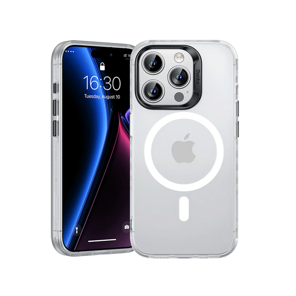 Чохол для iPhone 15 Pro Benks Lucid Armor Case with MagSafe (White)