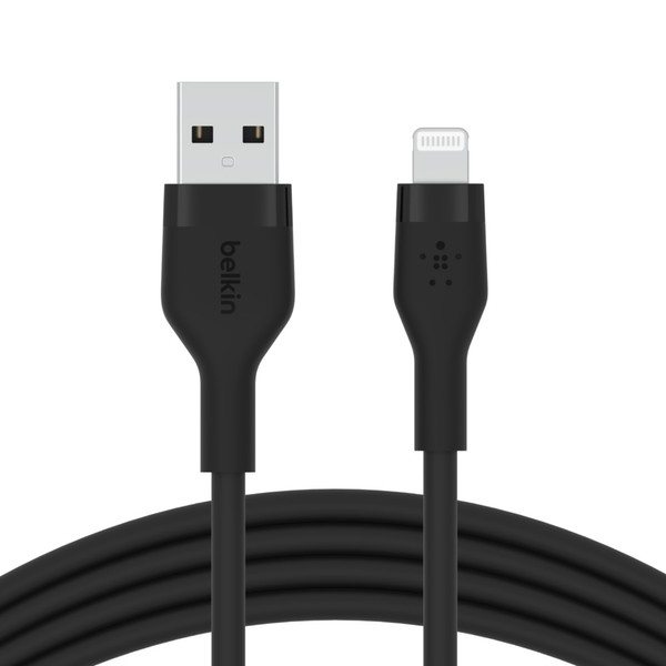 Кабель Belkin BOOST↑CHARGE Flex USB-A Cable with Lightning Connector Black (001631)
