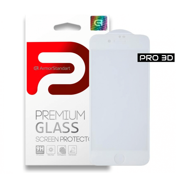 Защитное стекло для iPhone 7 / 8 / SE ArmorStandart Pro 3D ( White )