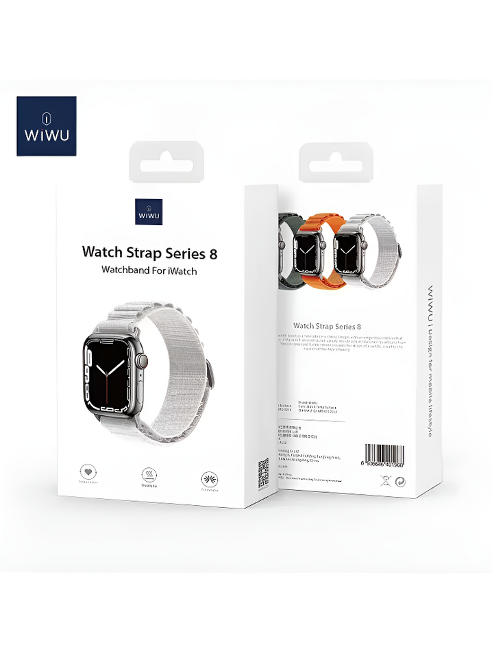 Ремінець для Watch 42/44/45/49 mm WiWU Watch Band White