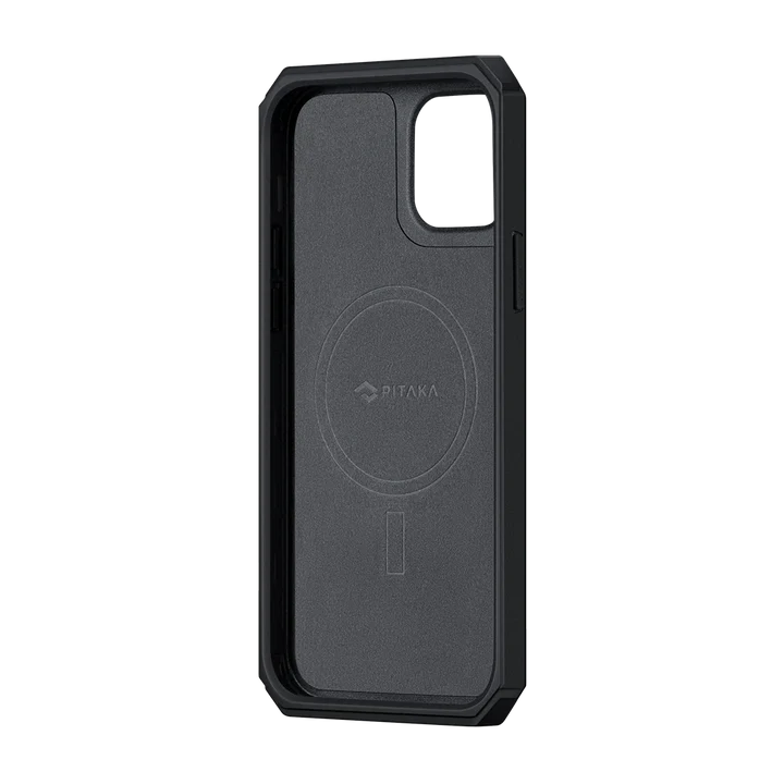Чехол для iPhone 12 Pitaka MagEZ Case Pro 2 Twill Black/Grey (KI1201MP)