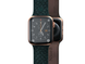 Ремешок для Watch 44/45mm Njord Salmon Leather Strap Dark Green (SL14122)