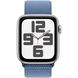 Apple Watch SE 2 44mm Silver Aluminium Case with Winter Blue Sport Loop (MREF3)