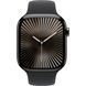 Apple Watch Series 10 GPS + Cellular 46mm Slate Titanium Case w. Black Sport Band - S/M (MWYD3)