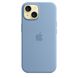 Чехол для iPhone 15 Apple Silicone Case with MagSafe - Winter Blue (MT0Y3)