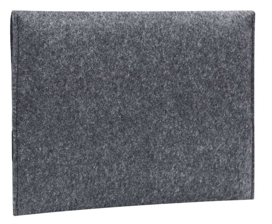 Темный войлочный чехол-конверт для Macbook Pro 16" горизонтальный Gmakin (GM14)