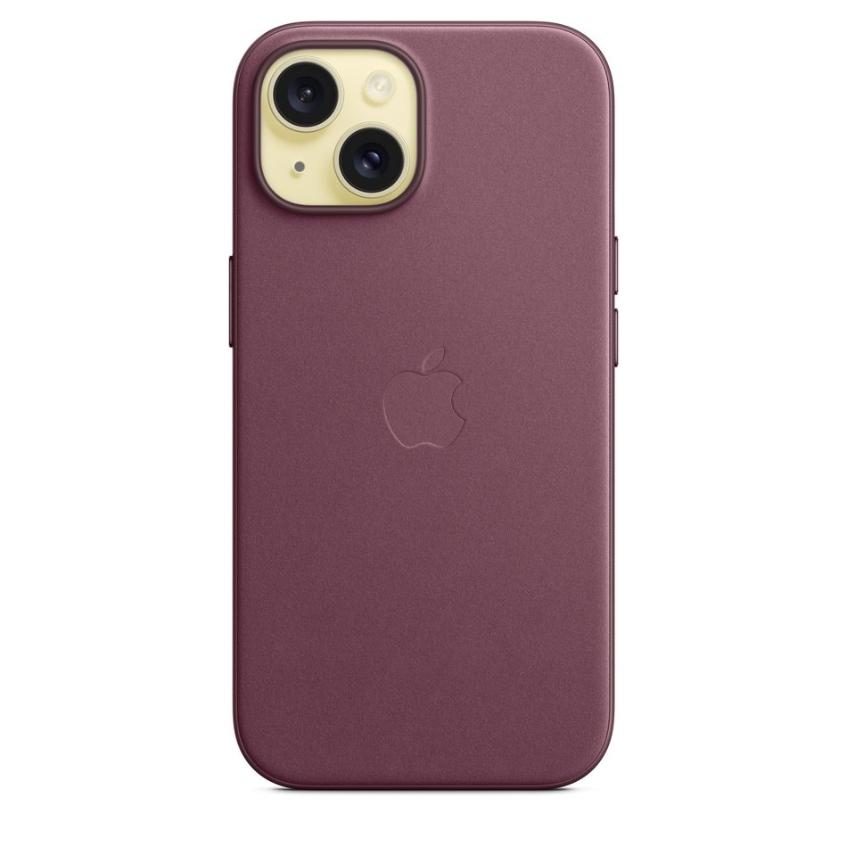 Чохол для iPhone 15 OEM+ FineWoven with MagSafe (Mulberry)
