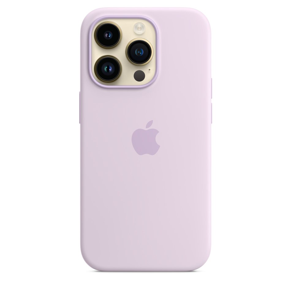 Чохол для iPhone 14 Pro Apple Silicone Case with MagSafe - Lilac (MPTJ3) UA