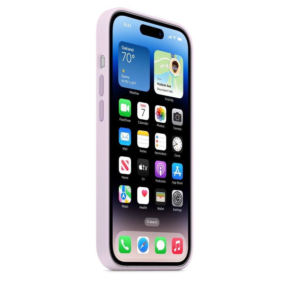 Чохол для iPhone 14 Pro Apple Silicone Case with MagSafe - Lilac (MPTJ3) UA