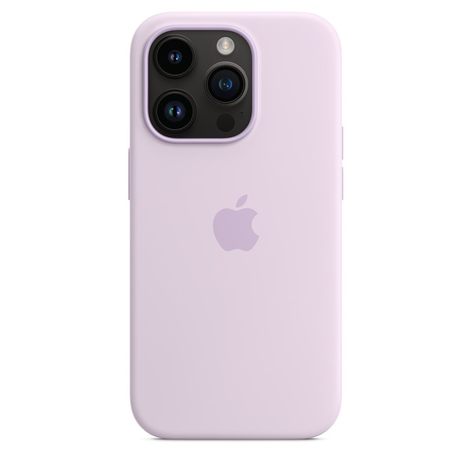 Чехол для iPhone 14 Pro Apple Silicone Case with MagSafe - Lilac (MPTJ3) UA