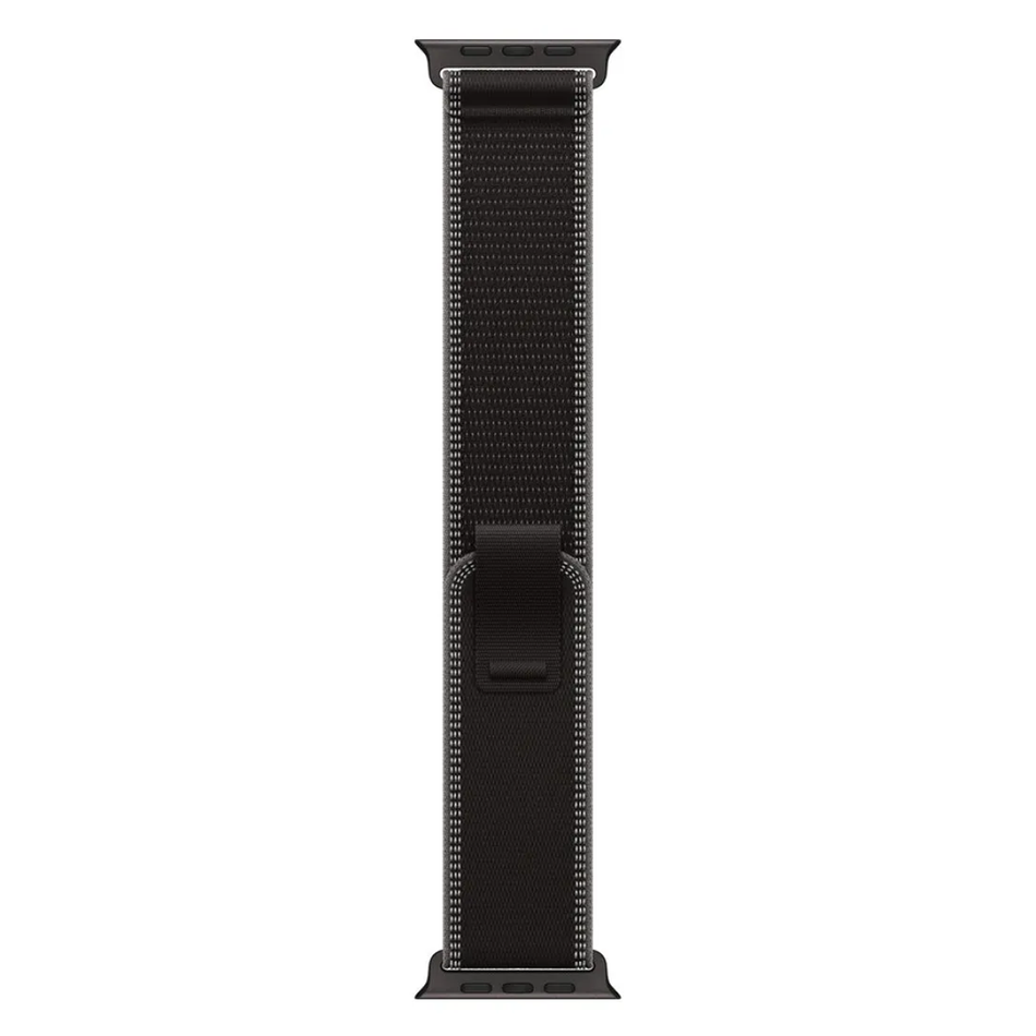 Apple Watch Ultra 3 GPS + Cellular 49mm Black Tit. Case w. Black/Charcoal Trail Loop - S/M (MF1D4)