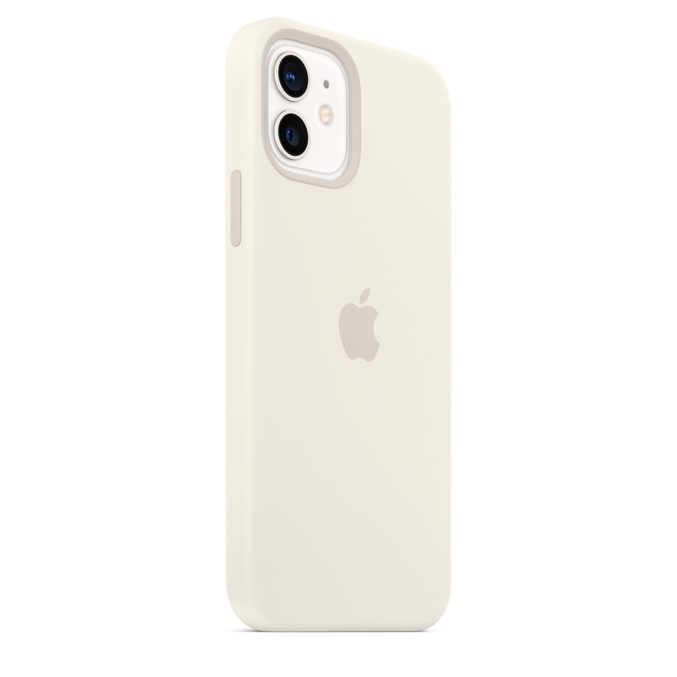 Чохол для iPhone 12 Pro OEM+ Silicone Case with Magsafe ( White )